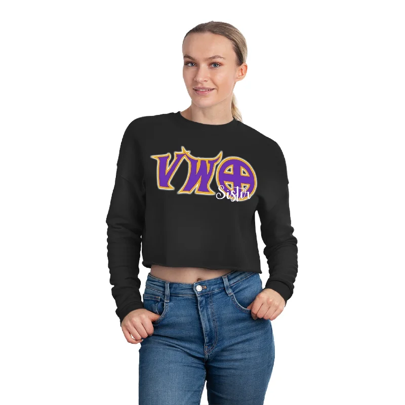 Women's Cropped Sweatshirt - VWO Sister