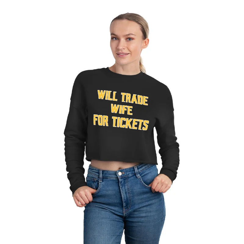 Women's Cropped Sweatshirt - Wife for Tickets