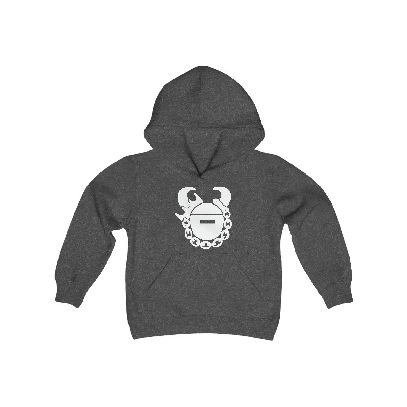 Youth Heavy Blend Hoodie - Game Day Helmet