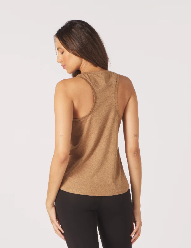 Stride Tank: Almond Marble