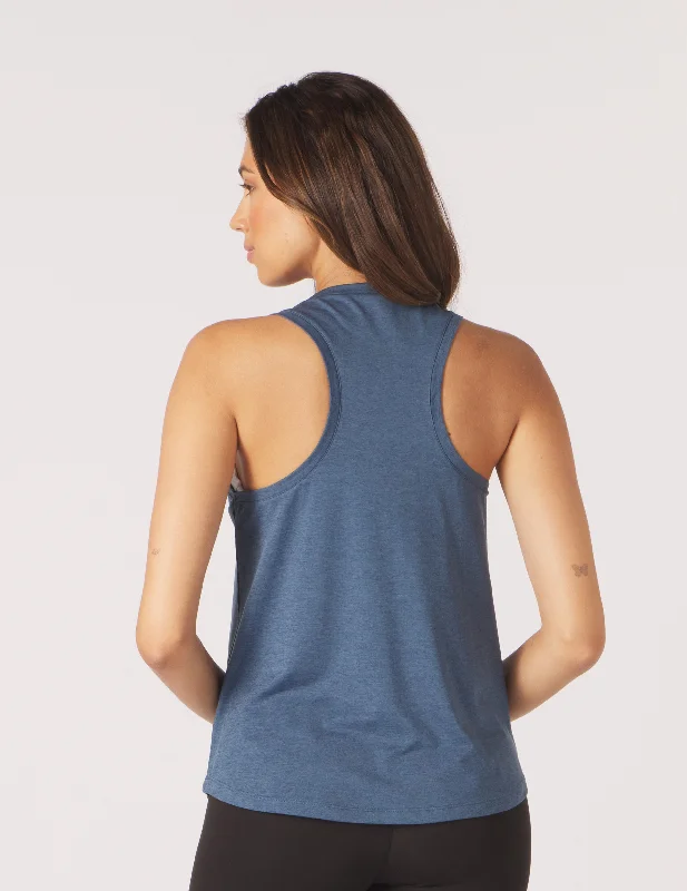 Stride Tank: Washed Blue Marble