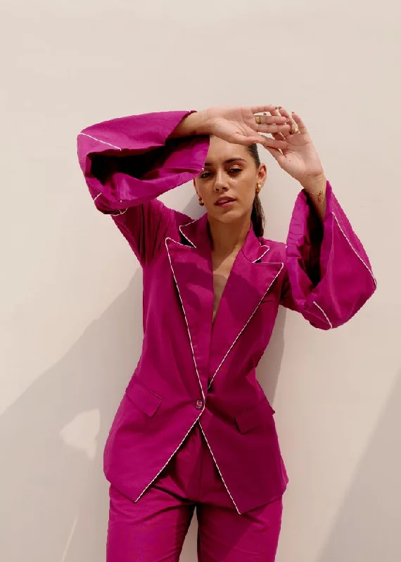 Magenta Carnival Blazer