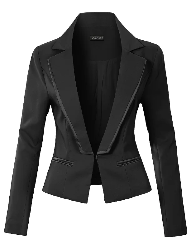 Fully Lined Tuxedo Blazer