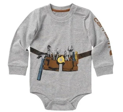 Infant Boys' Long-Sleeve Toolbelt Bodysuit