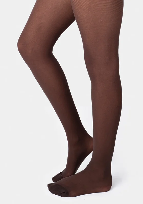 Premium 30 Denier Sheer Tights Brown