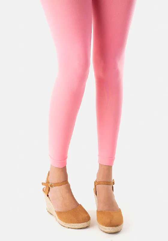 Premium 50 Denier Footless Tights Baby Pink