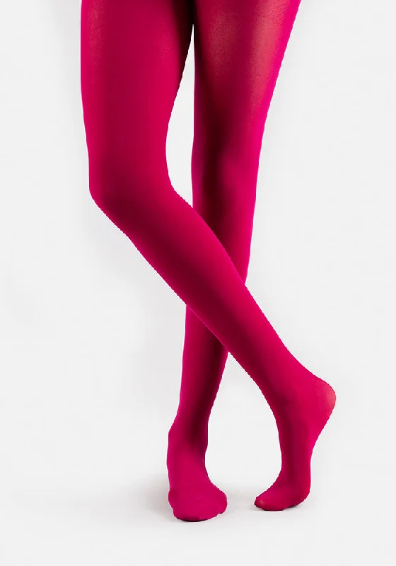 Premium 50 Denier Tights Cerise