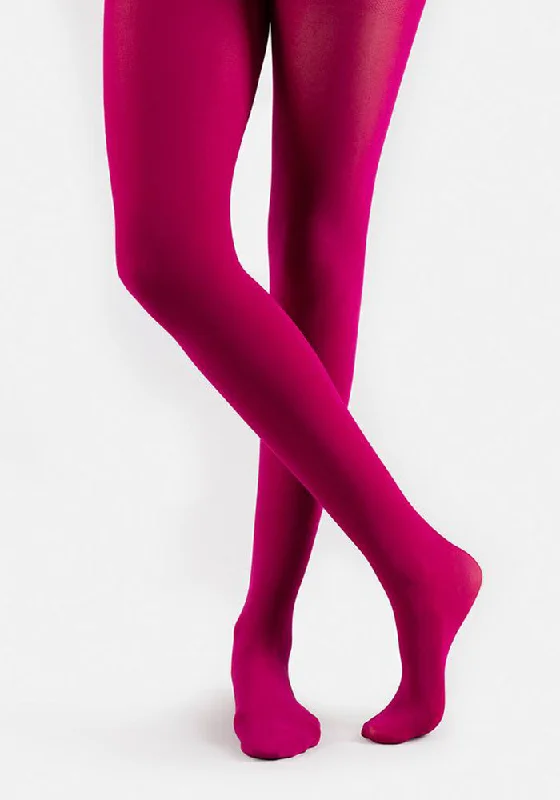 Premium 80 Denier Tights Cerise