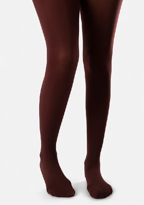 Premium 80 Denier Tights Chestnut