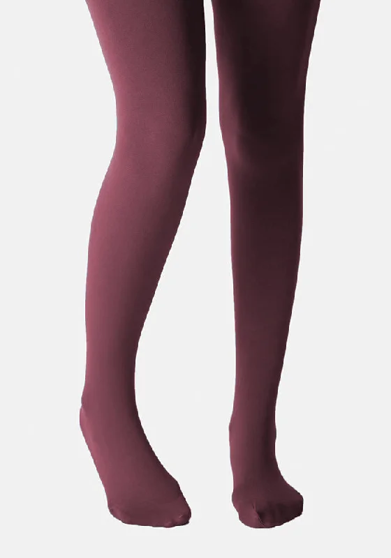 Premium 80 Denier Tights Damson