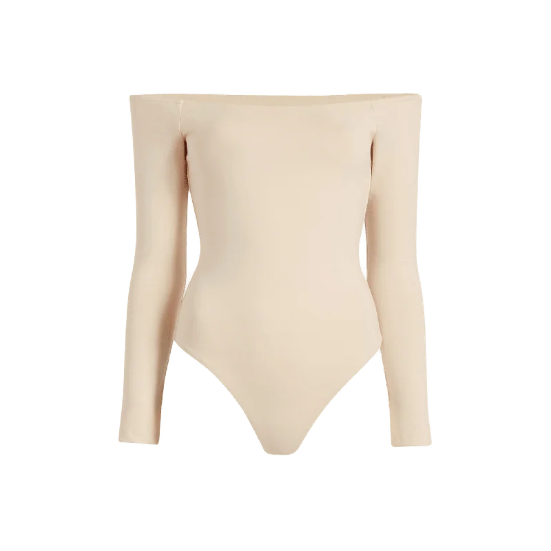 Off The Shoulder Bodysuit | Bone