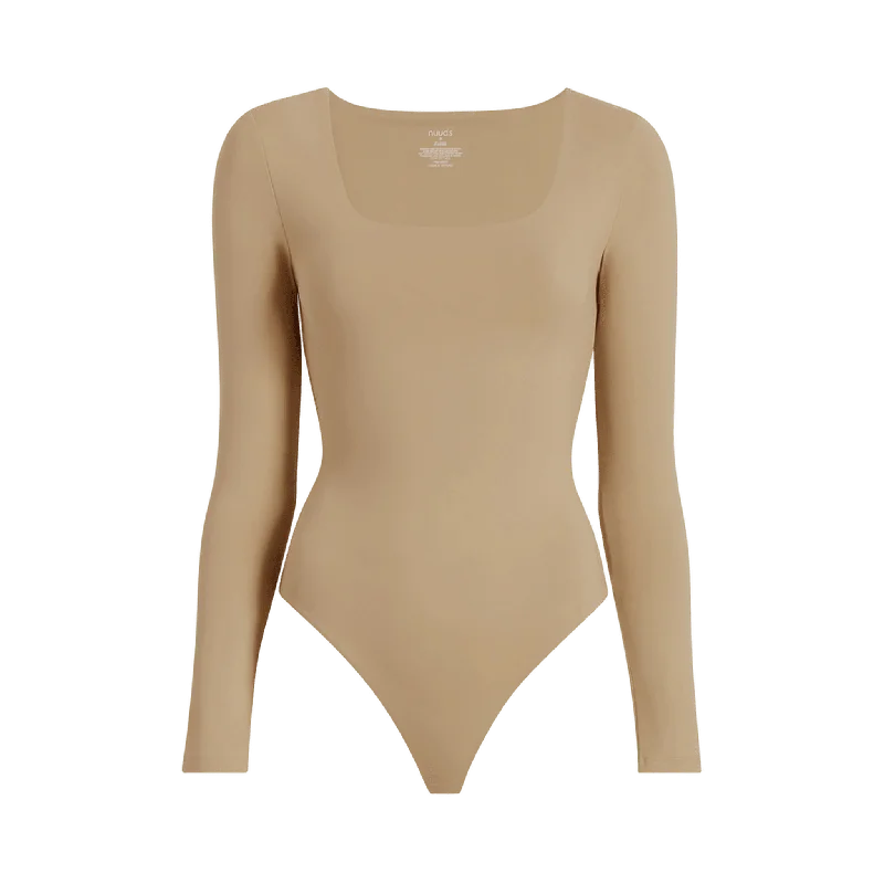 Square Neck Bodysuit | Oat